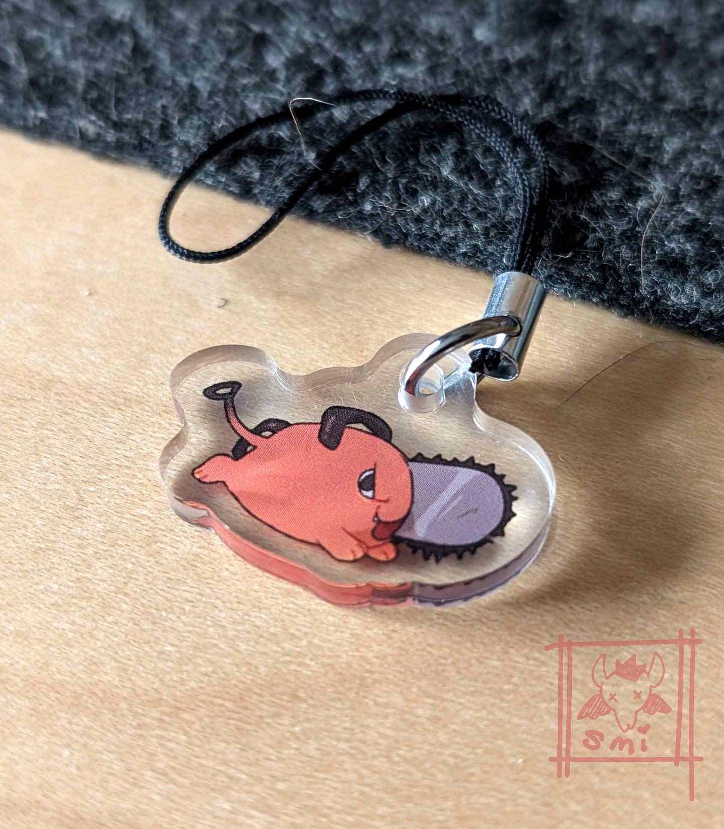 Chain Dog Phone Charm