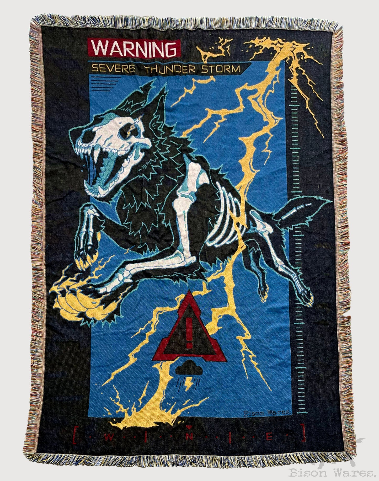 SEVERE THUNDERSTORM - Woven Blanket