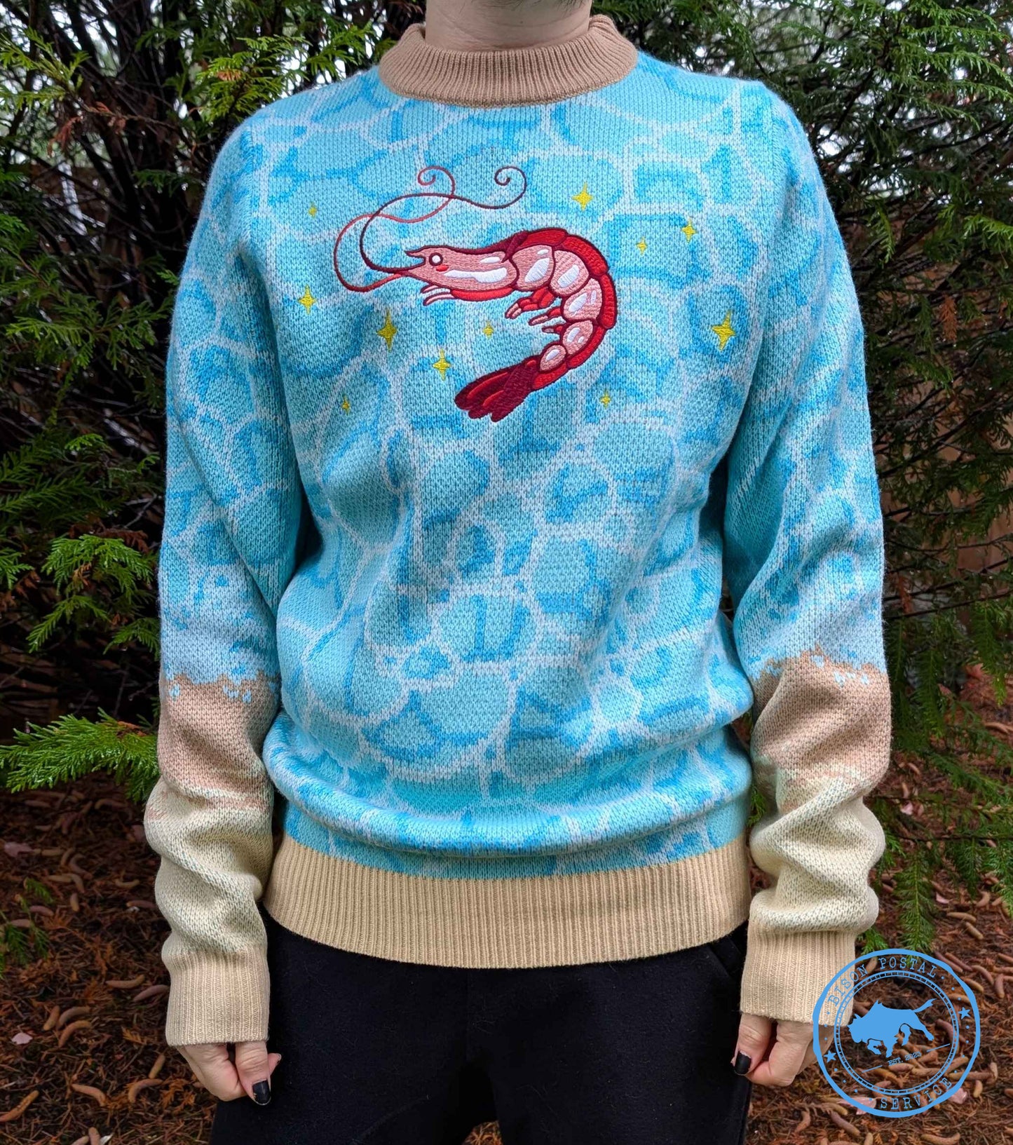 Shrimp Knit Sweater