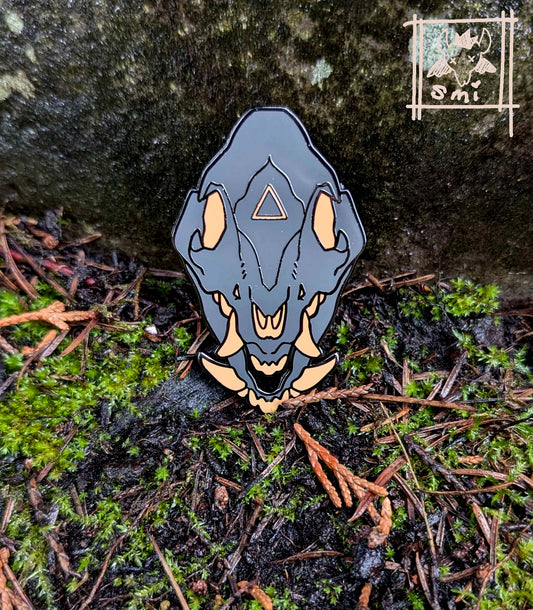 Boar Skull Enamel Pin