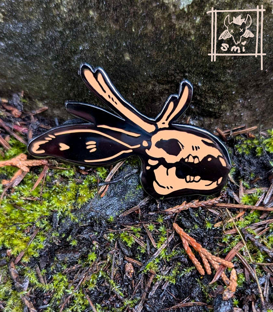 Jackalope Enamel Pin