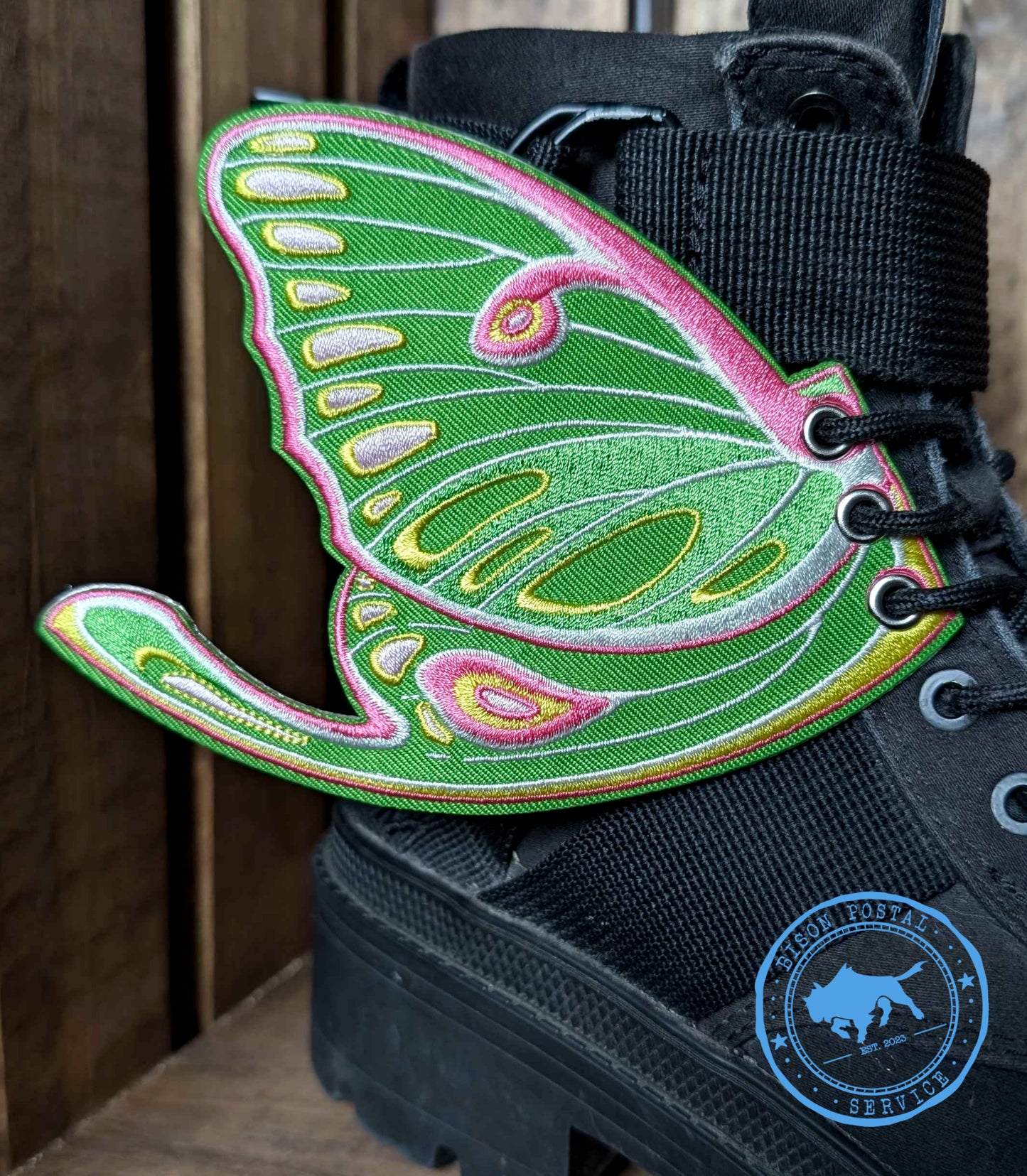 Lunar Moth Shoe Flair