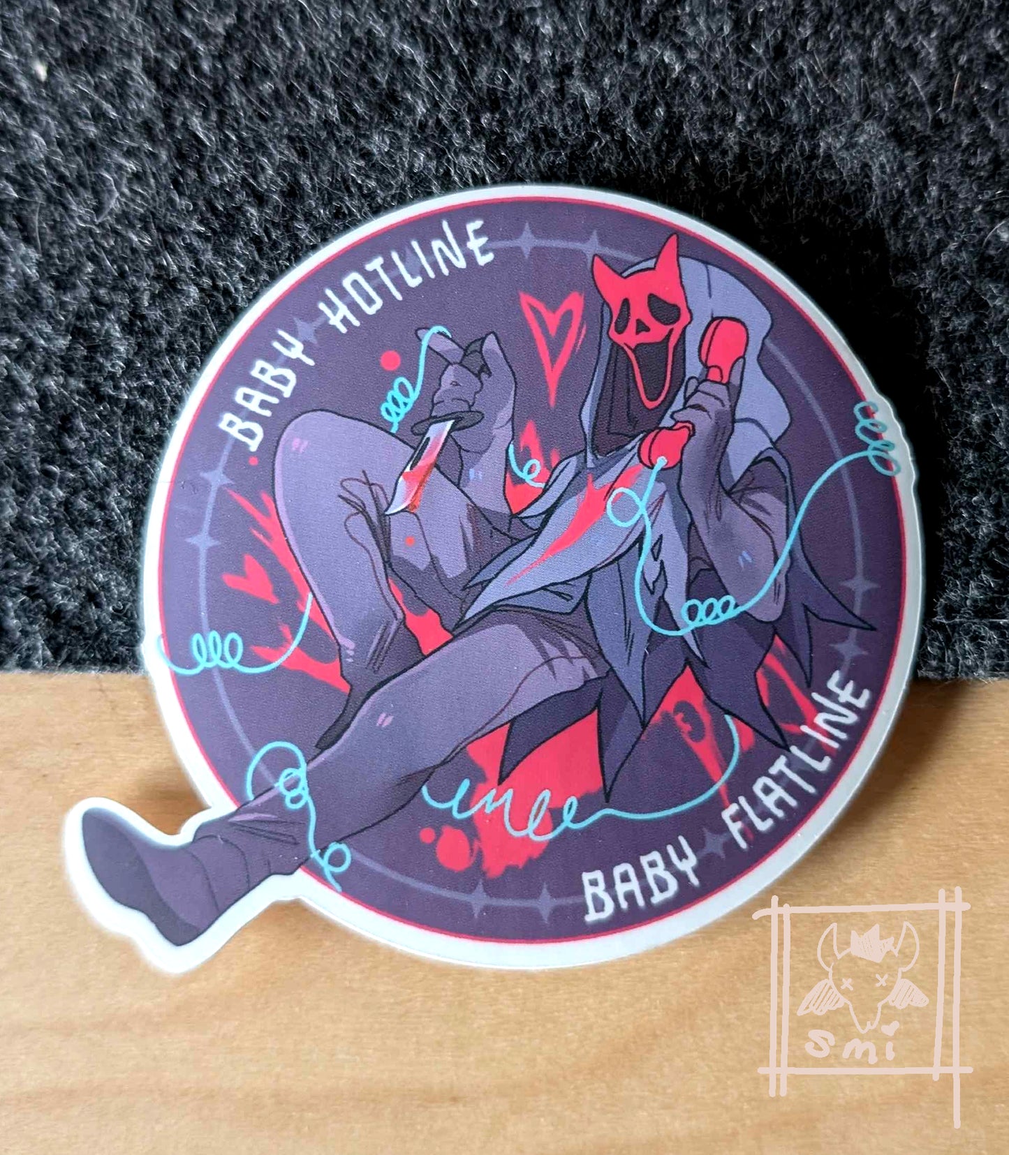 Devil Hotline Sticker