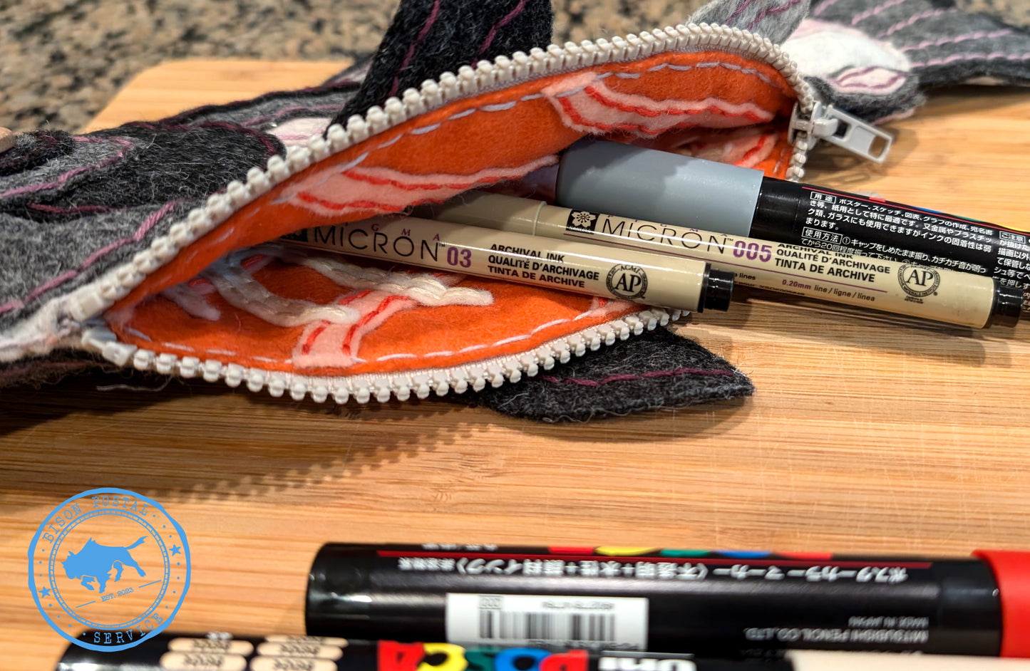 Hand Made Salmon Pouch